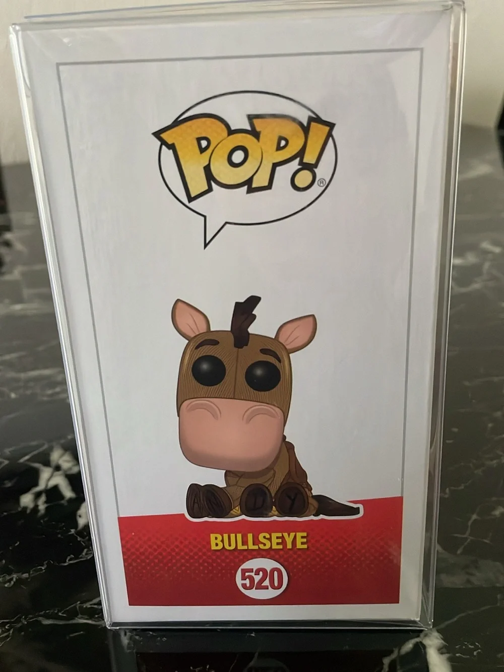 Funko Bullseye Flocked Vinyl Figure - Brown, Pink